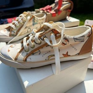 Coach Nautical Tennis Shoes